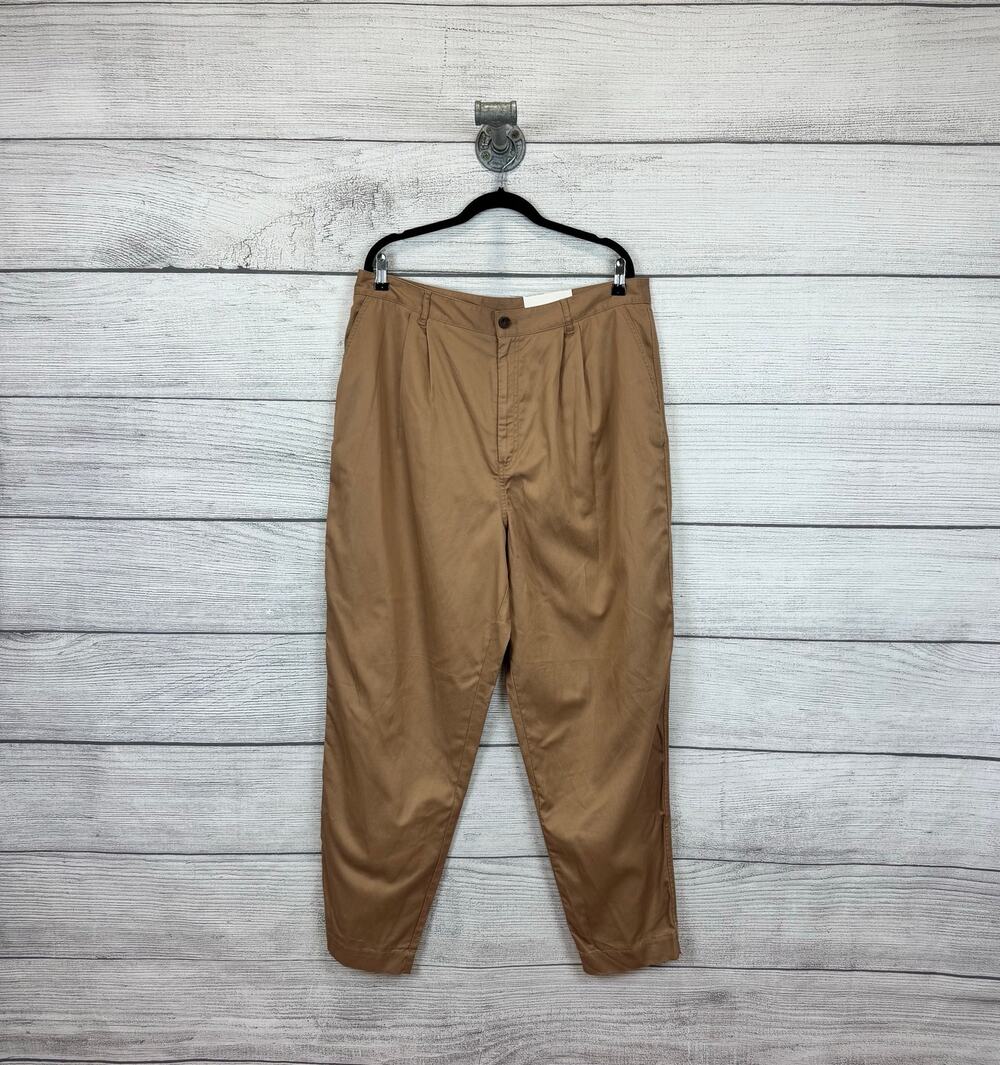 A New Approach Plus Size Tan Highest Rise Tapered Leg Pants Size 18
